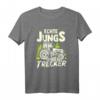 Echte Jungs Fahren Trecker Landwirt Bauer Kinder T-Shirt - Lustiges Landmaschinen Outfit für kleine Traktorfans