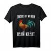 Zuhause ist wo mein Hahn kräht - Lustiges Hühner Bauer T-Shirt für Landwirte, Hühnerliebhaber und Geflügel-Fans als Geschenk