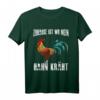 Zuhause ist wo mein Hahn kräht - Lustiges Hühner Bauer T-Shirt für Landwirte, Hühnerliebhaber und Geflügel-Fans als Geschenk