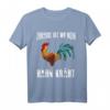 Zuhause ist wo mein Hahn kräht - Lustiges Hühner Bauer T-Shirt für Landwirte, Hühnerliebhaber und Geflügel-Fans als Geschenk