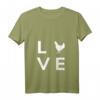 Damen Hühner Landwirt Bauer T-Shirt mit V-Ausschnitt  Lustiges Geflügel-Liebhaber Design für Bauern & Landwirte als Weihnachts- oder Geburtstagsgeschenk