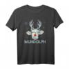 Lustiges Ugly Christmas Muhdolph Kuh T-Shirt  Weihnachtsgeschenk für Bauern, Landwirte & Kuhliebhaber mit Kuh-Motiv und Schneeflocken