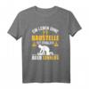 Lustiges Bauarbeiter T-Shirt - Ein Leben Ohne Baustelle Ist Möglich Aber Sinnlos für Baggerfahrer & Bauprofis