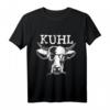 Lustiges Bauern Shirt mit Kuh und Sonnenbrille  Coole Geschenkidee für Landwirte, Bauern und Kuhliebhaber für Weihnachten & Geburtstag