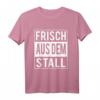 Landwirt Bauer Frisch aus dem Stall T-Shirt  Perfektes Geschenk für Landwirte, Viehzüchter & Dorfkinder zu Geburtstag & Weihnachten