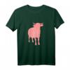 Kuh Landwirtin Bäuerin T-Shirt mit Pinker Kuh - Perfektes Geschenk für Landwirtinnen, Bäuerinnen & Milchvieh-Betrieb Frauen zu Weihnachten & Geburtstag