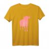 Kuh Landwirtin Bäuerin T-Shirt mit Pinker Kuh - Perfektes Geschenk für Landwirtinnen, Bäuerinnen & Milchvieh-Betrieb Frauen zu Weihnachten & Geburtstag