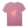 Kuh Landwirtin Bäuerin T-Shirt mit Pinker Kuh - Perfektes Geschenk für Landwirtinnen, Bäuerinnen & Milchvieh-Betrieb Frauen zu Weihnachten & Geburtstag