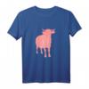 Kuh Landwirtin Bäuerin T-Shirt mit Pinker Kuh - Perfektes Geschenk für Landwirtinnen, Bäuerinnen & Milchvieh-Betrieb Frauen zu Weihnachten & Geburtstag