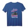 Damen Echte Mädchen Fahren Traktor T-Shirt  Geschenkidee für Landwirtinnen, Bäuerinnen und Landwirt-Frauen zum Geburtstag, Weihnachten, Oma, Mama, Schwester oder Tante