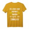 Herren Asphalt Bauen Straßenbauer Bauarbeiter Spruch T-Shirt  Lustiges Geschenk für Bauarbeiter, Asphaltierer & Tiefbauer auf der Baustelle
