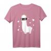 Lama Alpaka Herzchen - Lustiges Lama Tier Design T-Shirt für Kinder, Teenager und Bauernmädchen, ideales Geschenk für Tierliebhaber