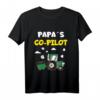 Kinder Papas Co-Pilot Traktor Landwirt Bauer T-Shirt  Perfekt für kleine Landwirte und Traktor-Fans