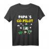 Kinder Papas Co-Pilot Traktor Landwirt Bauer T-Shirt  Perfekt für kleine Landwirte und Traktor-Fans