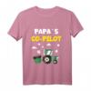 Kinder Papas Co-Pilot Traktor Landwirt Bauer T-Shirt  Perfekt für kleine Landwirte und Traktor-Fans
