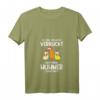 Damen T-Shirt mit V-Ausschnitt: Ich bin vielleicht verrückt Bauer Landwirt Huhn Hühner  Perfekt für Hühnerliebhaber und Landwirte als Geschenk