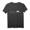 Schaf Herzschlag Bauer T-Shirt  Lustiges Geschenk für Landwirte, Bauernhof & Tierliebhaber zum Geburtstag