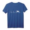 Schaf Herzschlag Bauer T-Shirt  Lustiges Geschenk für Landwirte, Bauernhof & Tierliebhaber zum Geburtstag