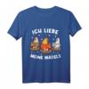 Ich Liebe Meine Mädels Hühner T-Shirt  Bauernhof und Landwirtschafts Kleidung für Farmer und Hühnerliebhaber