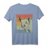 Retro Schweine Bauer Geschenk Vintage Schwein T-Shirt - Originelles Tiermotiv für Geburtstag, Weihnachten & als Schwein Kostüm für Männer, Frauen & Kinder