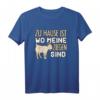 Zu Hause Ist Wo Meine Ziegen Sind Landwirt T-Shirt  Lustiges Geschenk für Bauern, Bäuerinnen & Traktorfahrer auf dem Feld