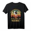 Landwirt Bäuerin Kuh Ich War Normal Jetzt Habe Ich Kühe T-Shirt - Lustige Geschenkidee für Bauern, Viehzüchter & Tierliebhaber