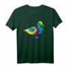 Ente Tie Dye Vintage Hippie Bauer T-Shirt  Buntes Tiermotiv, Retro Style, Perfektes Geschenk für Tierliebhaber