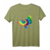 Ente Tie Dye Vintage Hippie Bauer T-Shirt  Buntes Tiermotiv, Retro Style, Perfektes Geschenk für Tierliebhaber