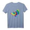 Ente Tie Dye Vintage Hippie Bauer T-Shirt  Buntes Tiermotiv, Retro Style, Perfektes Geschenk für Tierliebhaber