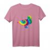 Ente Tie Dye Vintage Hippie Bauer T-Shirt  Buntes Tiermotiv, Retro Style, Perfektes Geschenk für Tierliebhaber