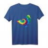 Ente Tie Dye Vintage Hippie Bauer T-Shirt  Buntes Tiermotiv, Retro Style, Perfektes Geschenk für Tierliebhaber