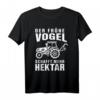 Der frühe Vogel schafft mehr Hektar - Bauer Landwirt Traktor T-Shirt für Landwirte und landwirtschaftliche Freunde