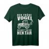 Der frühe Vogel schafft mehr Hektar - Bauer Landwirt Traktor T-Shirt für Landwirte und landwirtschaftliche Freunde