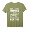 Der frühe Vogel schafft mehr Hektar - Bauer Landwirt Traktor T-Shirt für Landwirte und landwirtschaftliche Freunde