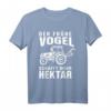 Der frühe Vogel schafft mehr Hektar - Bauer Landwirt Traktor T-Shirt für Landwirte und landwirtschaftliche Freunde