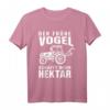 Der frühe Vogel schafft mehr Hektar - Bauer Landwirt Traktor T-Shirt für Landwirte und landwirtschaftliche Freunde