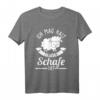 Schaf T-Shirt Geschenkidee für Tierliebhaber und Bauernhof-Fans  Lustiges Schäfer Motiv für Hirten und Schaf-Liebhaber