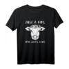 Kühe Für Landwirt Bauer Landwirt T-Shirt - Für Frauen und Mädchen, die Kühe lieben und ihre Viehzucht Skills zeigen möchten