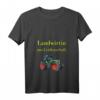 Damen Landwirtin aus Leidenschaft Trecker Traktor Bäuerin Geschenk T-Shirt mit V-Ausschnitt  Perfekt für Landfrauen, Weihnachten & Geburtstag