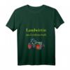 Damen Landwirtin aus Leidenschaft Trecker Traktor Bäuerin Geschenk T-Shirt mit V-Ausschnitt  Perfekt für Landfrauen, Weihnachten & Geburtstag
