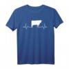 Kuh Herzschlag Geschenk für Bauern und Landwirte - T-Shirt für Milchbauern & Tierliebhaber als persönliches Geschenk