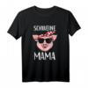Schweine Mama Landwirtin T-Shirt für Frauen - Perfekt als Geschenk zu Weihnachten oder Geburtstag für Schweineliebhaberinnen