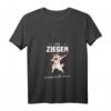 Damen Mit Ziegen ist einfach alles besser - Landwirt Bauer T-Shirt mit V-Ausschnitt, lustiges Tierdesign für Ziegen- und Schafliebhaber