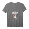 Damen Mit Ziegen ist einfach alles besser - Landwirt Bauer T-Shirt mit V-Ausschnitt, lustiges Tierdesign für Ziegen- und Schafliebhaber