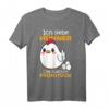 Ich liebe Hühner die kacken Frühstück! Lustiges Bauernhof T-Shirt für Landwirte, Hühnerliebhaber & Eier-Fans