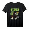 Lustiges T-Rex Huhn T-Shirt für Landwirte und Dino-Fans  Evolution vom Tyrannosaurus Rex zum Huhn, perfekt für Hühnerliebhaber & Bauern