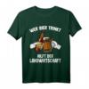 Wer Bier trinkt hilft der Landwirtschaft T-Shirt - Humorvolles Geschenk für Bierliebhaber und Landwirte