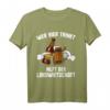 Wer Bier trinkt hilft der Landwirtschaft T-Shirt - Humorvolles Geschenk für Bierliebhaber und Landwirte
