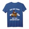 Wer Bier trinkt hilft der Landwirtschaft T-Shirt - Humorvolles Geschenk für Bierliebhaber und Landwirte