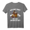 Wer Bier trinkt hilft der Landwirtschaft T-Shirt - Humorvolles Geschenk für Bierliebhaber und Landwirte